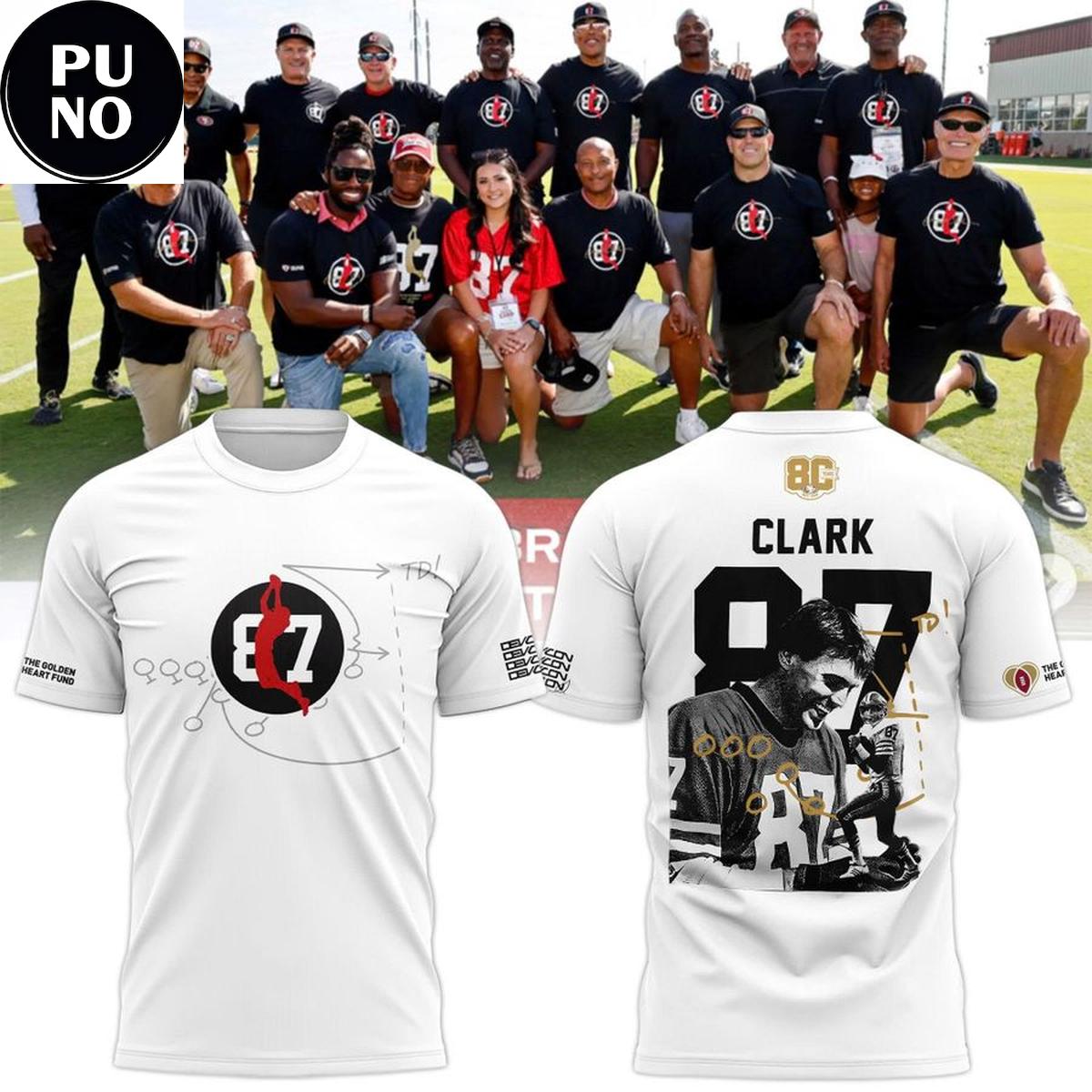 San Francisco 49ers 2026 Dwight Clark 87 T-Shirt