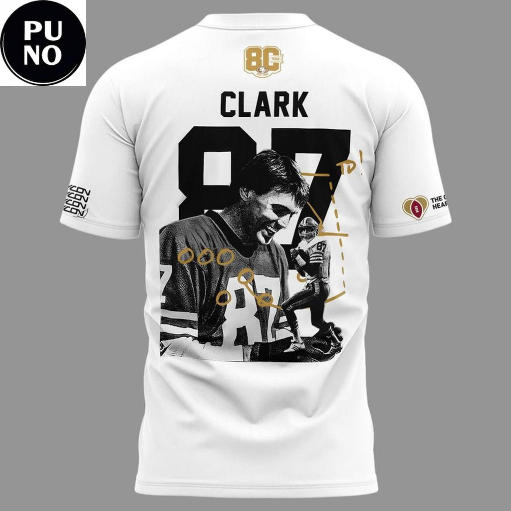 San Francisco 49ers 2026 Dwight Clark 87 T-Shirt