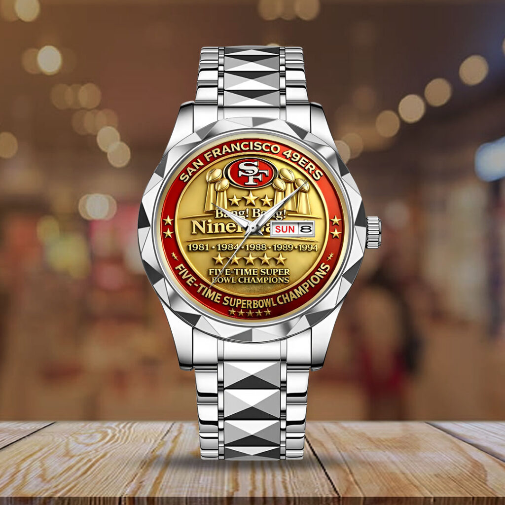 San Francisco 49ers Alloy Luxury Quartz Watch - HOATT16006