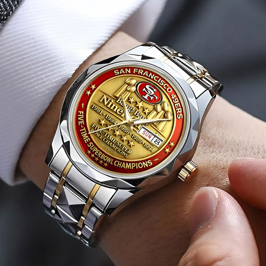 San Francisco 49ers Alloy Luxury Quartz Watch - HOATT16006