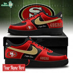 San Francisco 49ers Bold Black And Red Limited Edition AF1