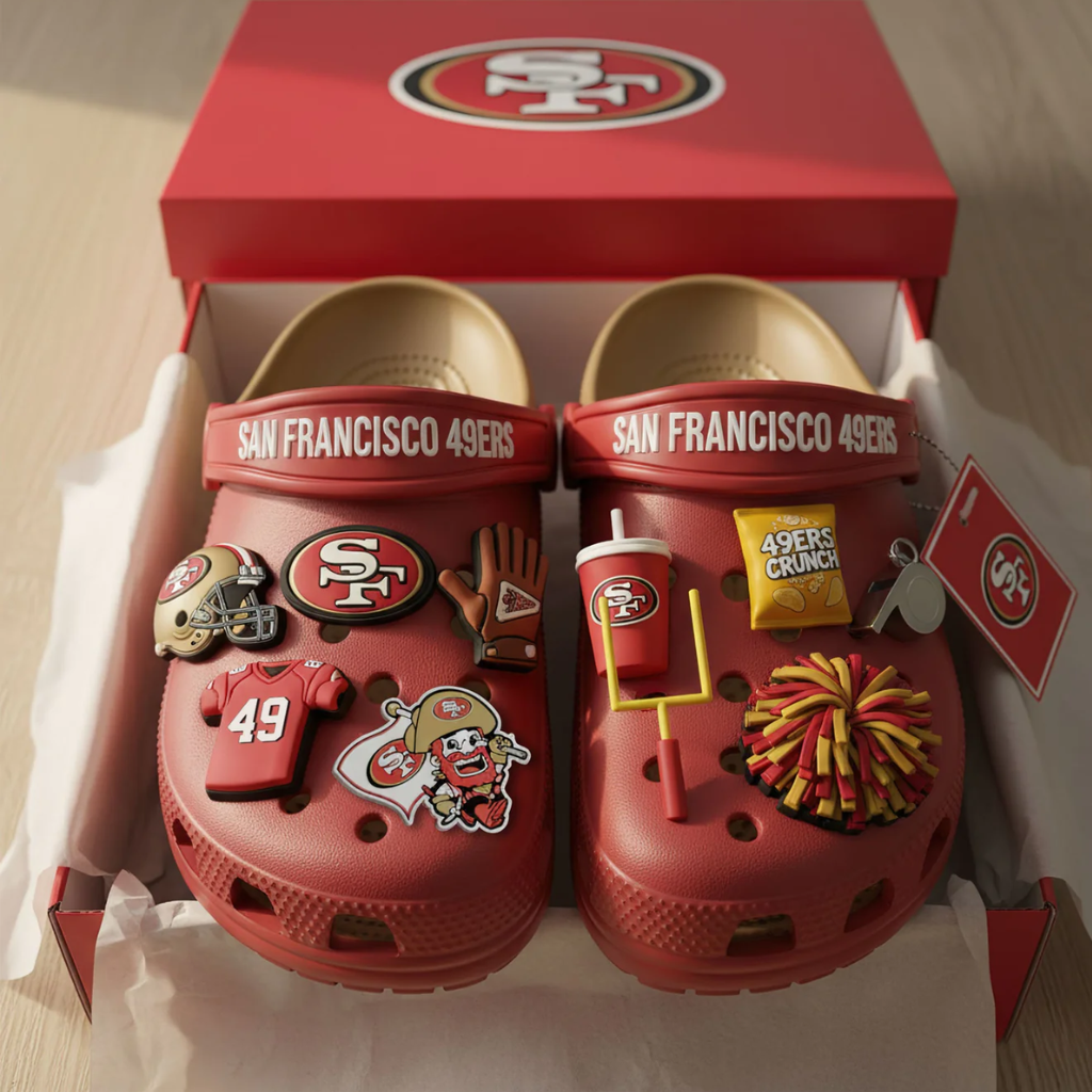 BEST San Francisco 49ers Croc Charms