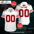 San Francisco 49ers Custom Name And Number NFL Shirt