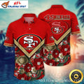 San Francisco 49ers Victory Rose Hawaiian Shirt