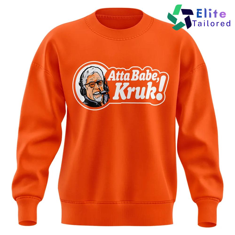 San Francisco Giants Atta Babe Kruk Orange Sweatshirt