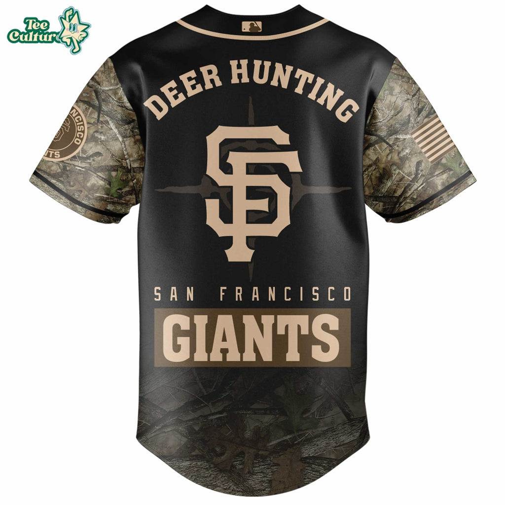 San Francisco Giants Deer Hunting Limited Edition Baseball Jersey