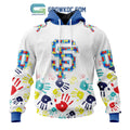San Francisco Giants MLB Autism Awareness Hand Design Personalized Hoodie T Shirt