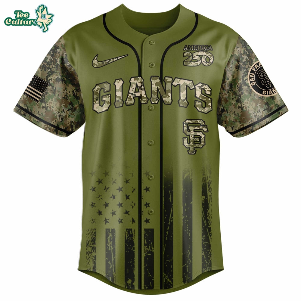 San Francisco Giants Military Appreciation 2026 Limited Edition Baseball Jersey