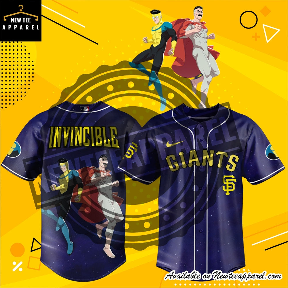 San Francisco Giants X Invincible Baseball Jersey