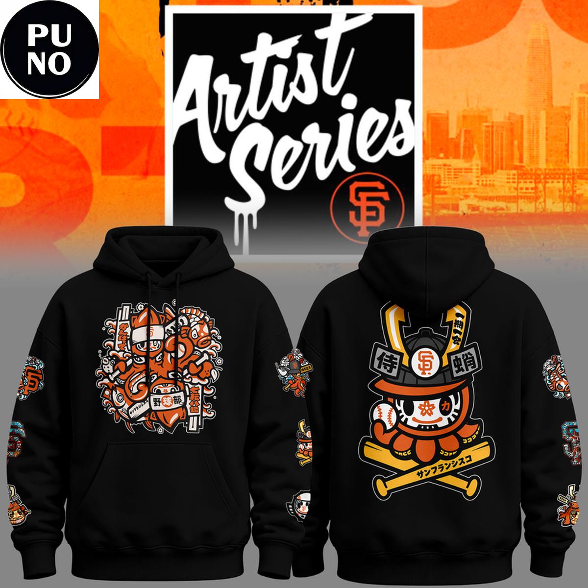 San Francisco Giants x Artist Series 2026 Hoodie T-Shirt