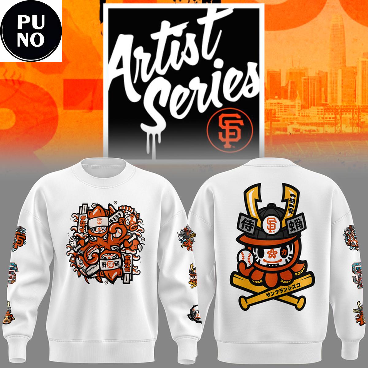 San Francisco Giants x Artist Series 2026 Hoodie T-Shirt