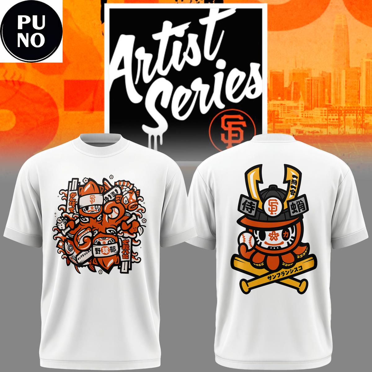 San Francisco Giants x Artist Series 2026 Hoodie T-Shirt