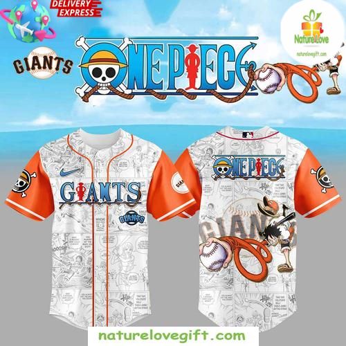 One Piece San Francisco Giants Game Day Jersey Grand Line