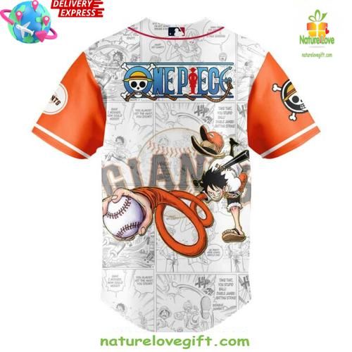 One Piece San Francisco Giants Game Day Jersey Grand Line