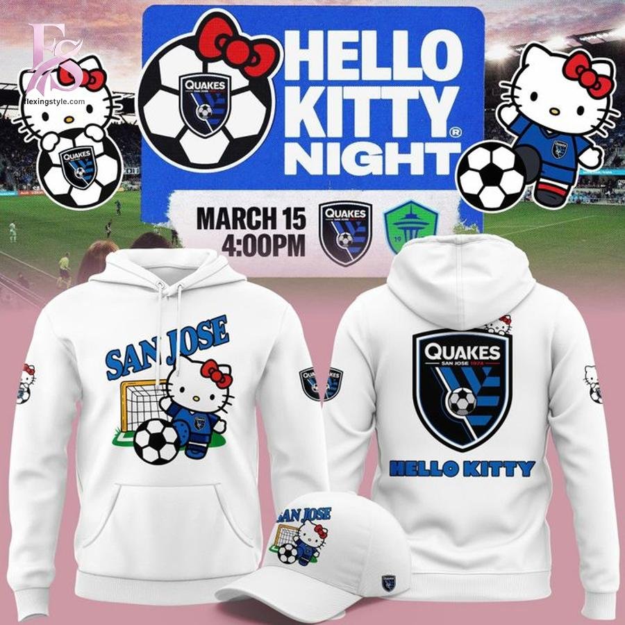 San Jose Earthquakes Hello Kitty 2026 Hoodie