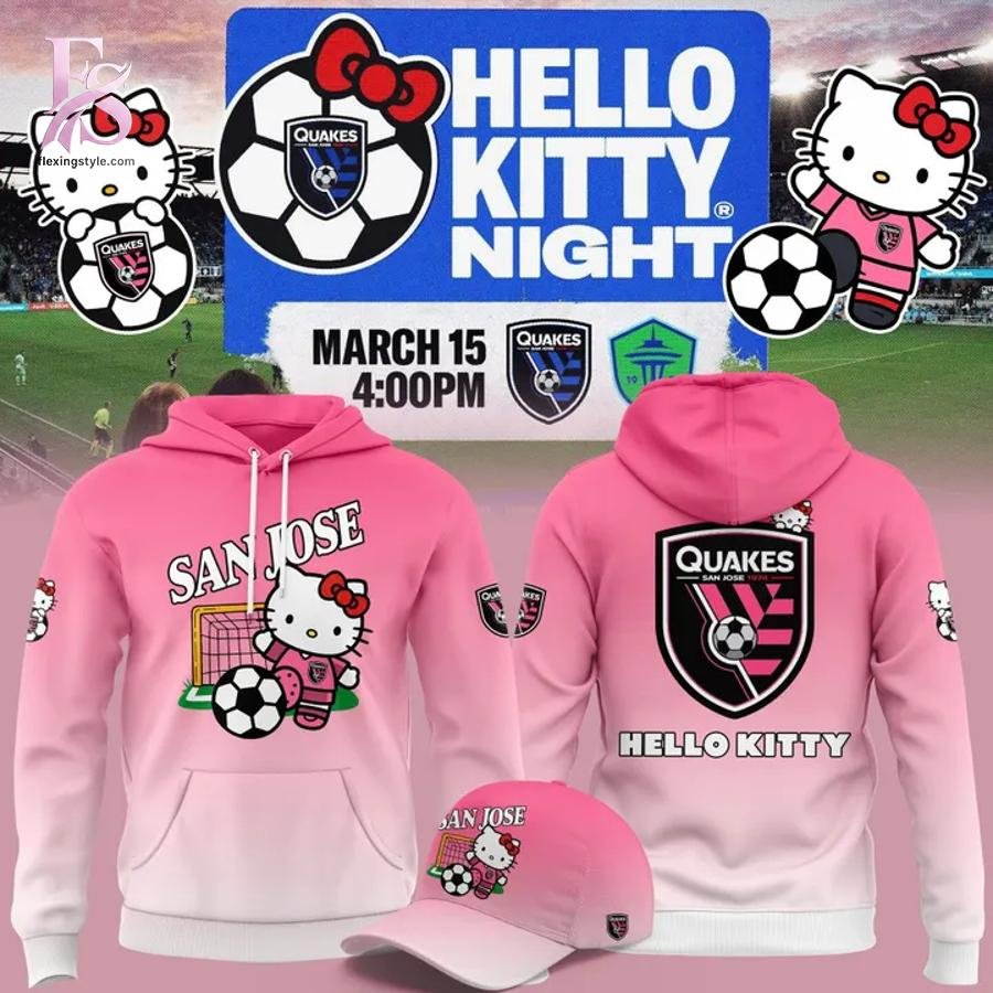 San Jose Earthquakes x Hello Kitty Hoodie 2026