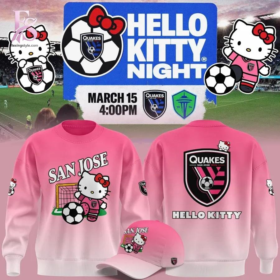 San Jose Earthquakes x Hello Kitty Hoodie 2026