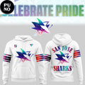 San Jose Sharks Celebrate Pride Night 2026 Hoodie T-Shirt