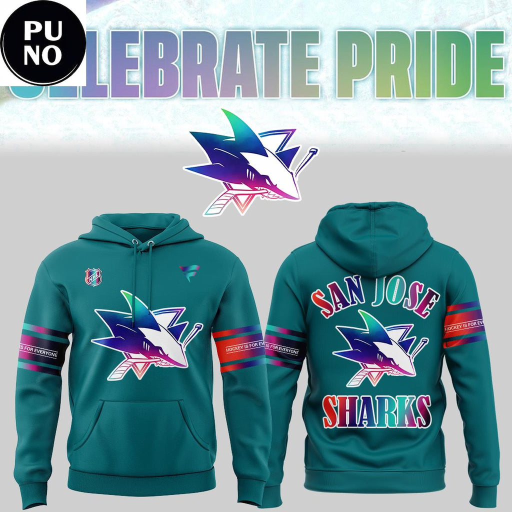 San Jose Sharks Celebrate Pride Night 2026 Hoodie T-Shirt