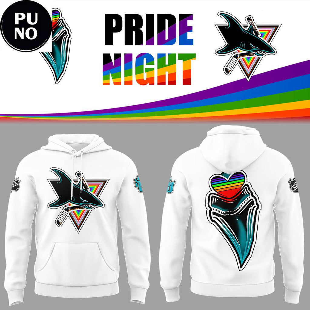 San Jose Sharks Pride Celebration 2026 By Tattoo Artist Jazz Fuller Hoodie T-Shirt