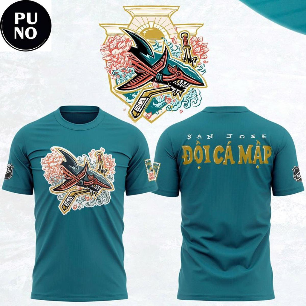 San Jose Sharks Vietnamese Heritage Celebration 2026 Hoodie T-Shirt