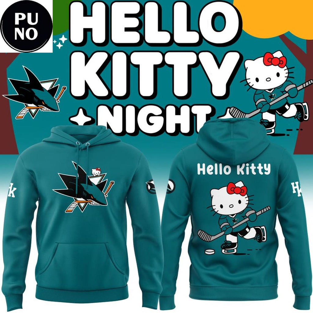 San Jose Sharks x Hello Kitty Night 2026 Hoodie T-Shirt