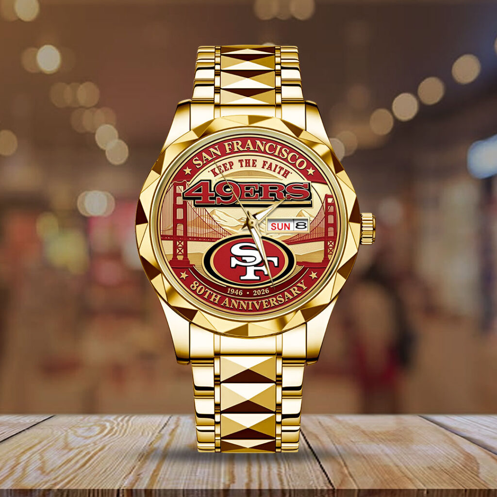 San Francisco 49ers 80th Anniversary  Alloy Luxury Quartz Watch - TMTHU3103