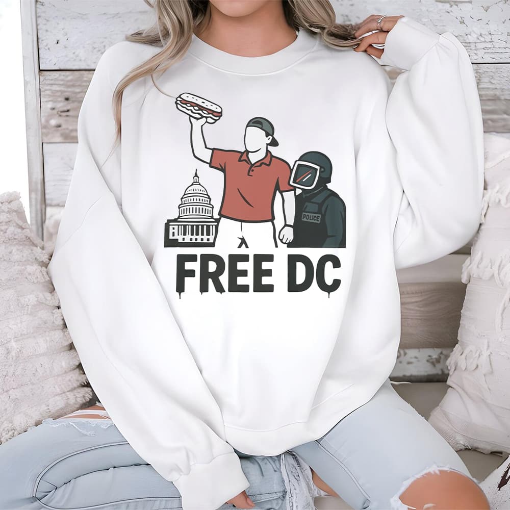 Sandwich Guy Free DC Battle Shirt