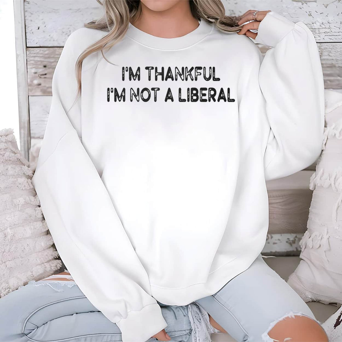 Scarlett Johnson I’m Thankful I’m Not A Liberal Shirt