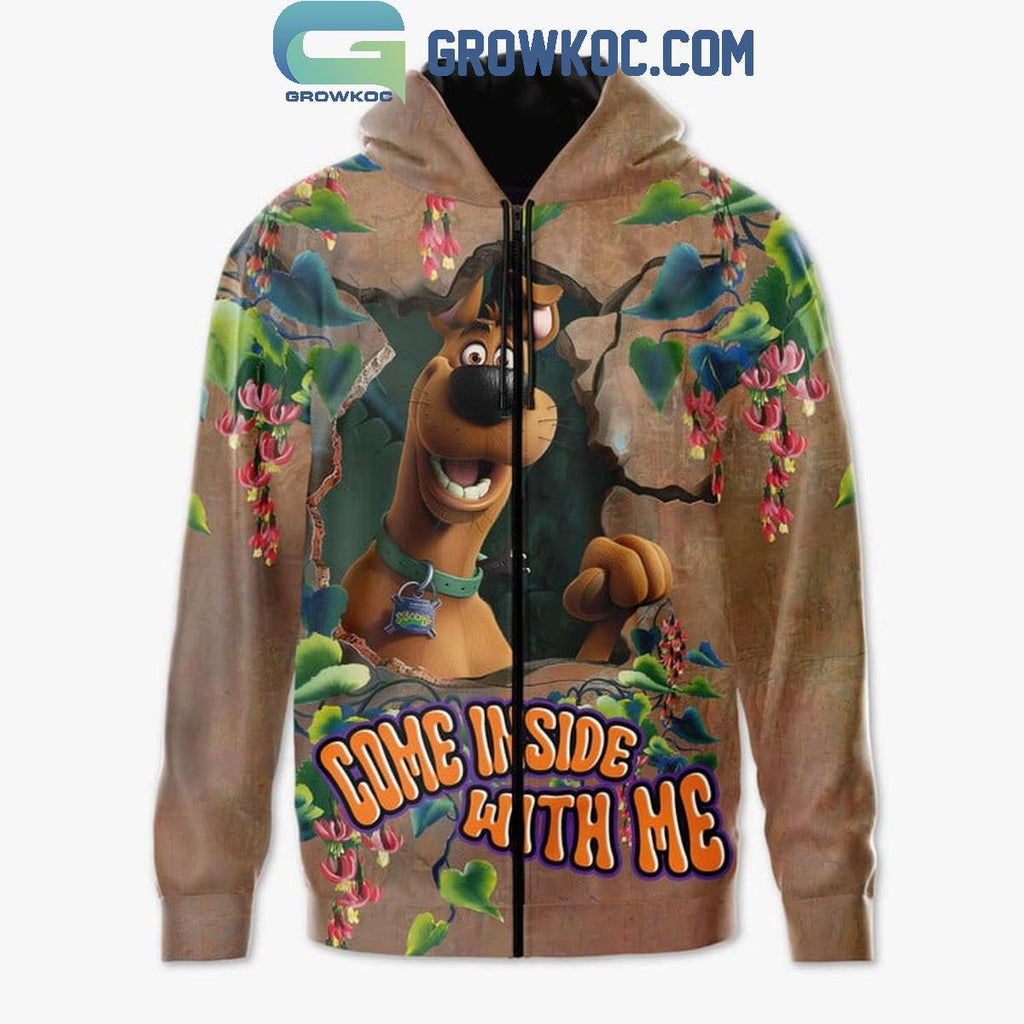 Scooby Doo Come Inside With Me In Halloween Night Hoodie T-Shirt
