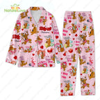 Scooby-Doo I Ruv You Valentine Pajamas Pink Set