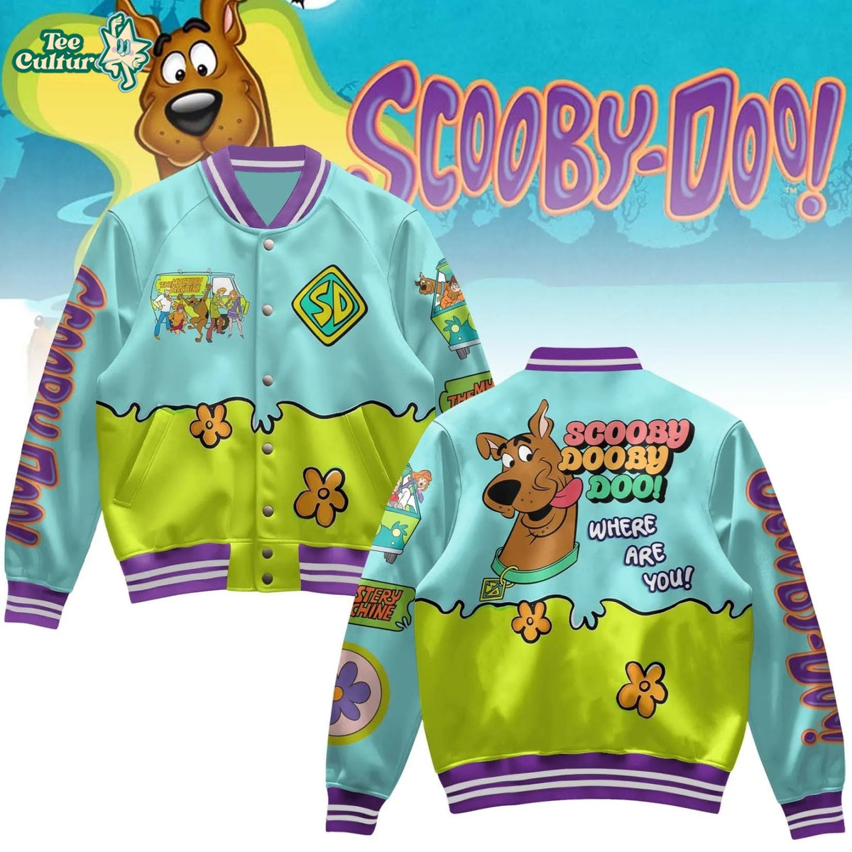 Scooby-doo Quilted Varsity Jacket