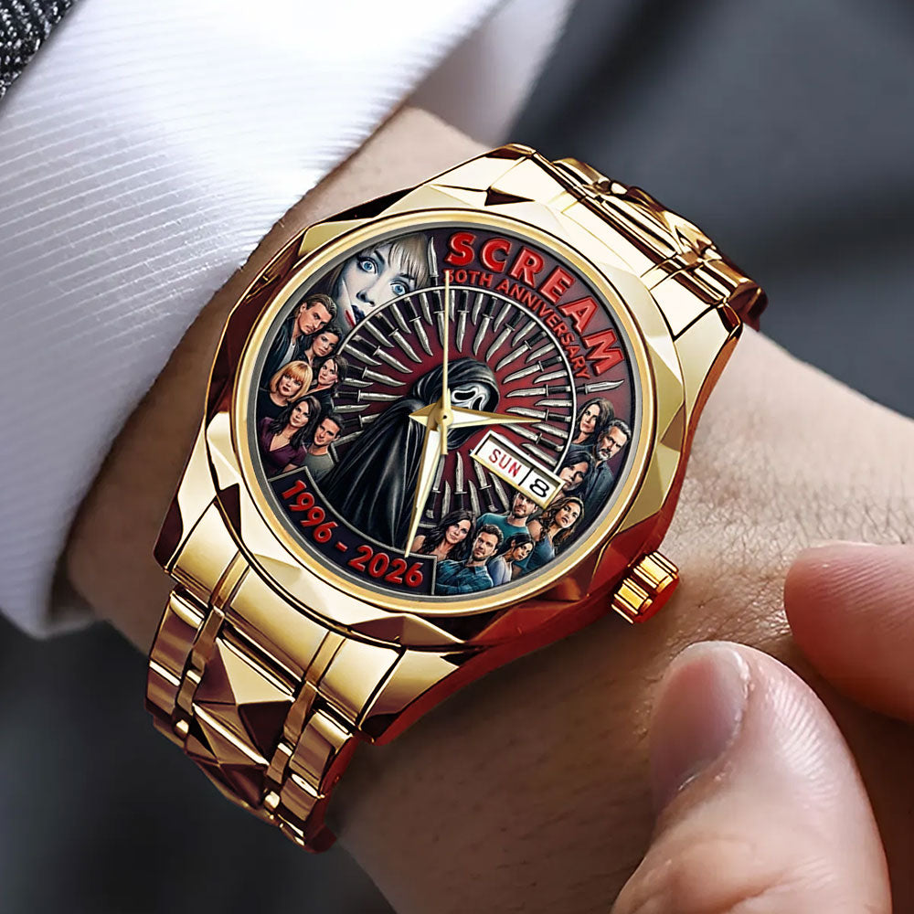 Scream 30th Anniversary Alloy Luxury Quartz Watch - TMTHU3696