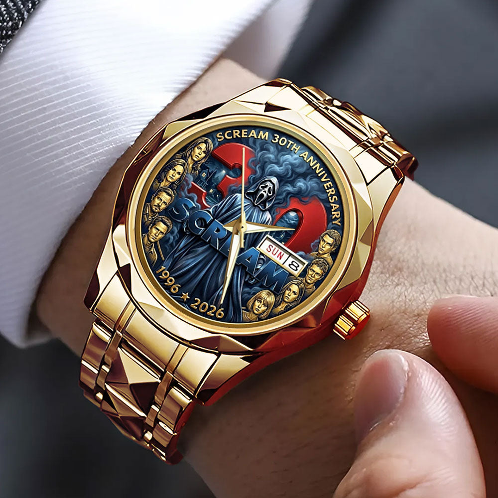 Scream 30th Anniversary Alloy Luxury Quartz Watch - TMTHU3859