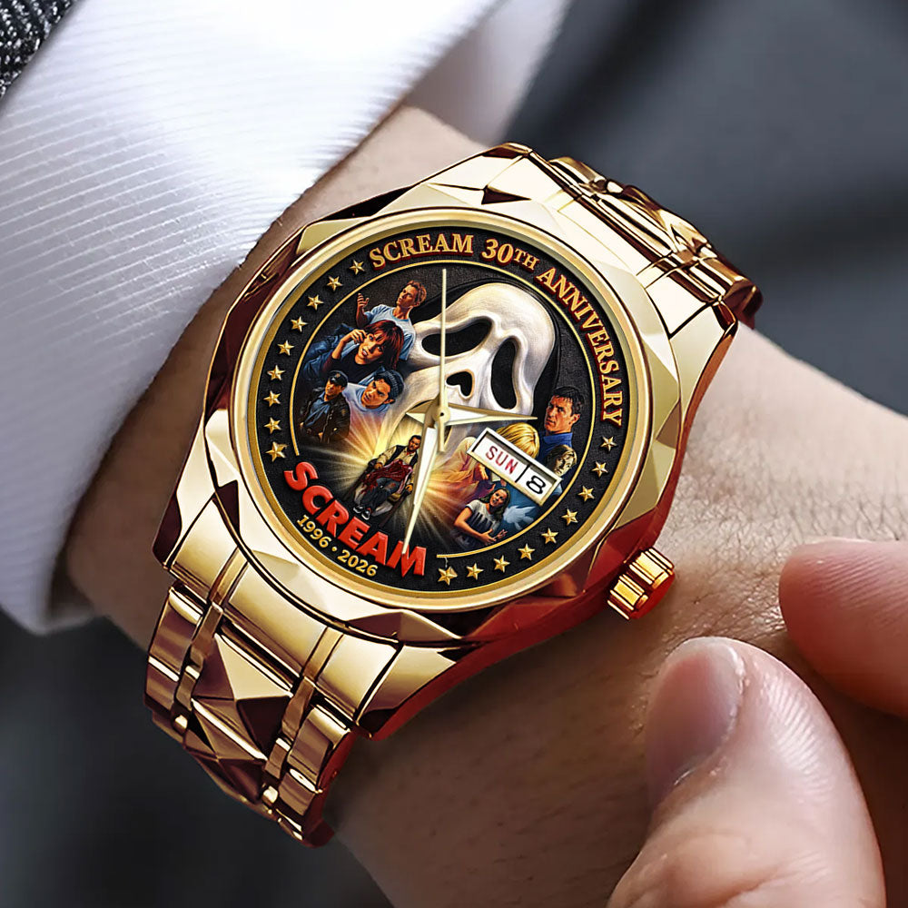 Scream 30th Anniversary Alloy Luxury Quartz Watch - TMTHU4186