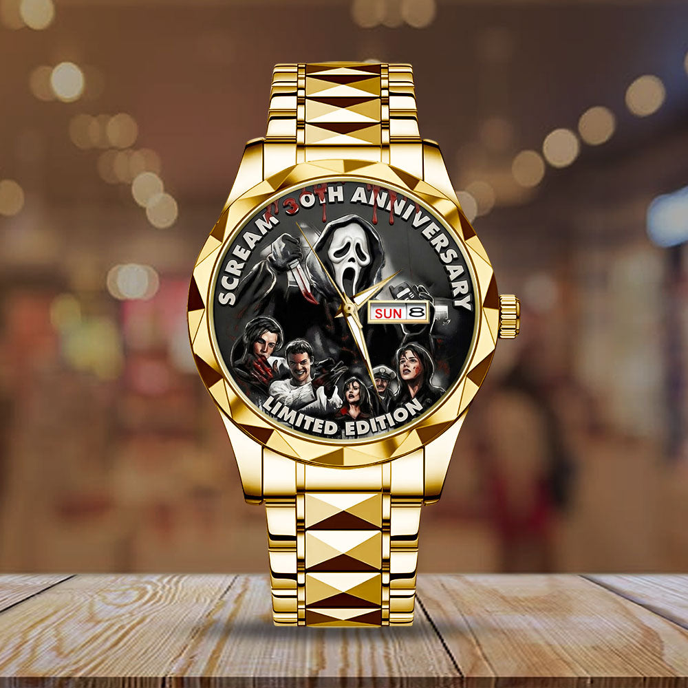 Scream 30th Anniversary Alloy Luxury Quartz Watch - TMTHU4211