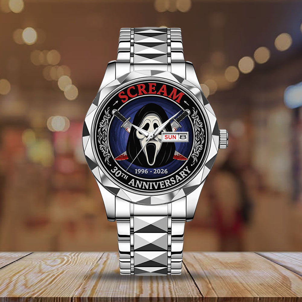 Scream 30th Anniversary Alloy Luxury Quartz Watch - GNE4837