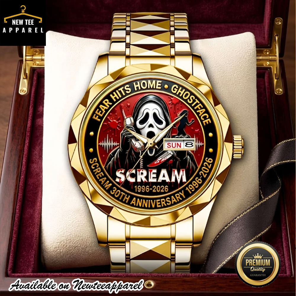 Scream 30th Anniversary Alloy Luxury Quartz Watch