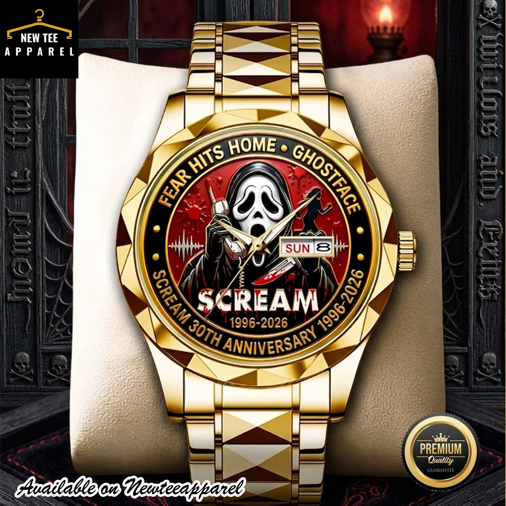 Scream 30th Anniversary Alloy Luxury Quartz Watch
