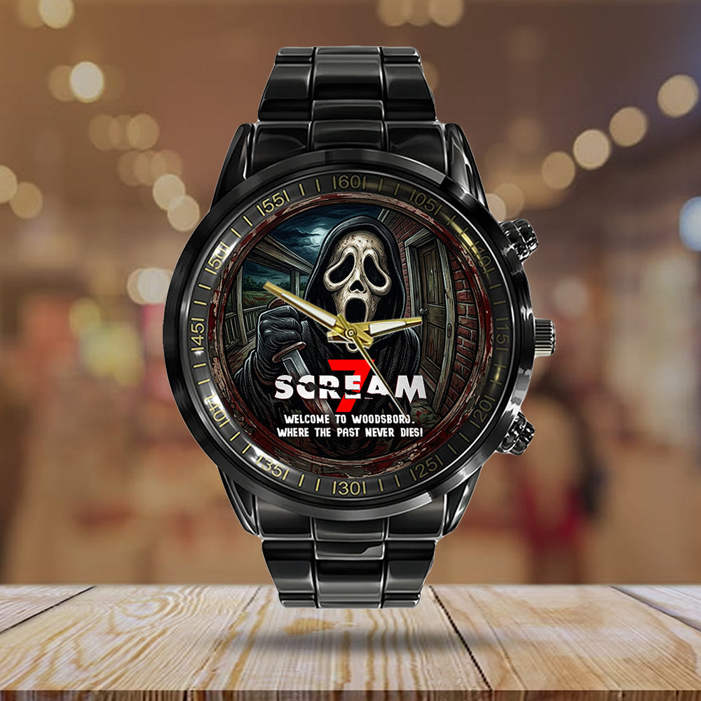 Scream 30th Anniversary Black Stainless Steel Watch - GNE5941