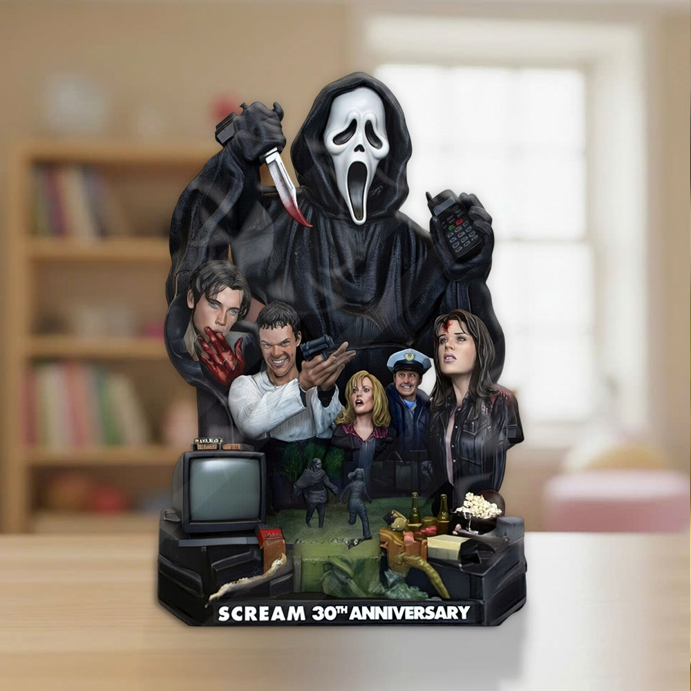 Scream 30th Anniversary Custom Shape Acrylic Plaque – TMTHU3933
