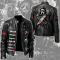 Scream Motorcycle Leather Jacket – TMTHU3916