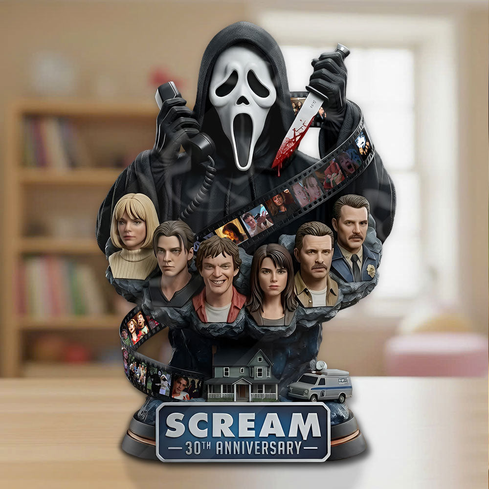 Scream 30th Anniversary Custom Shape Acrylic Plaque – TMTHU4177