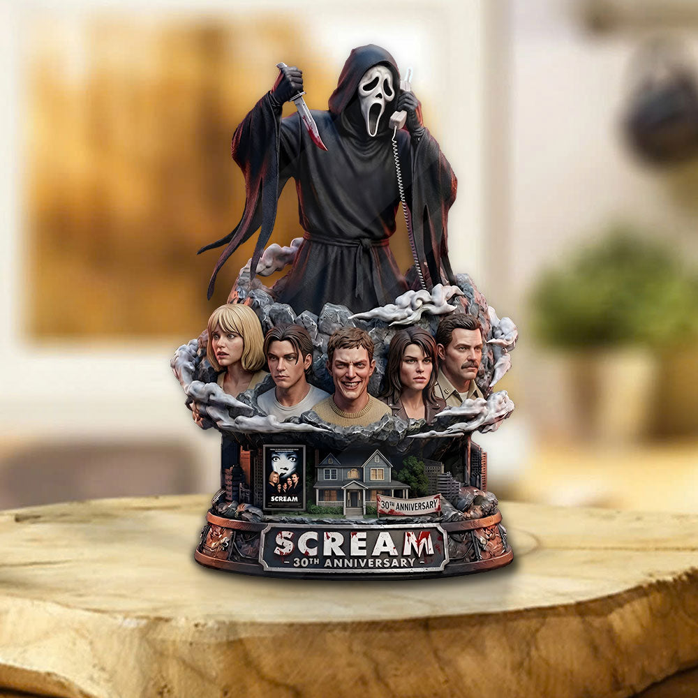 Scream 30th Anniversary Custom Shape Acrylic Plaque – TMTHU3697