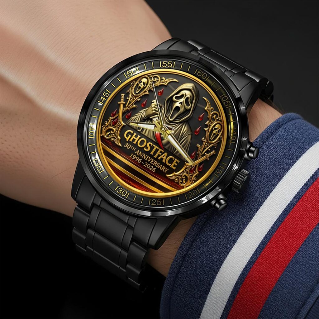 Scream 30th Anniversary Black Stainless Steel Watch - HOATT16100