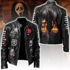Scream Motorcycle Leather Jacket – HOATT16261