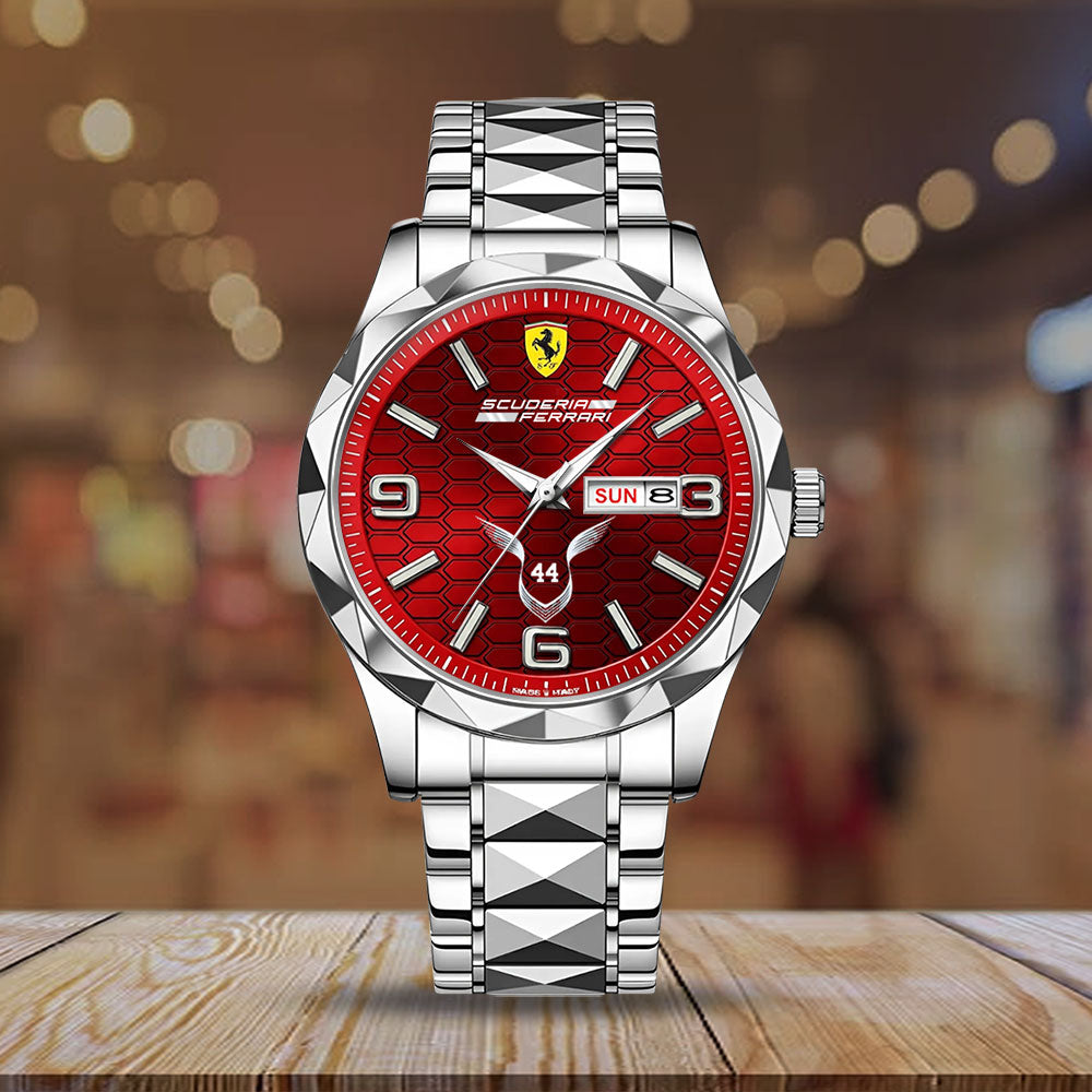 Scuderia Ferrari x Lewis Hamilton Alloy Luxury Quartz Watch - TMTHU4400