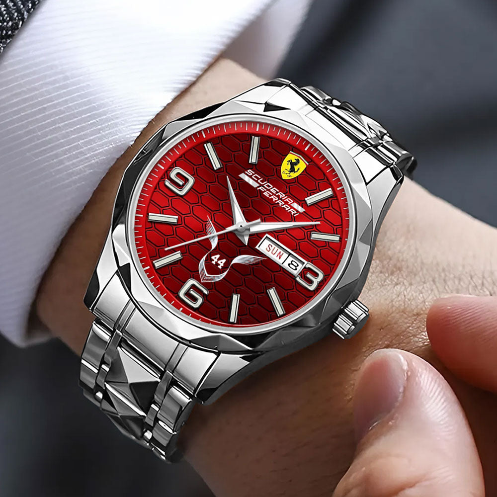 Scuderia Ferrari x Lewis Hamilton Alloy Luxury Quartz Watch - TMTHU4400