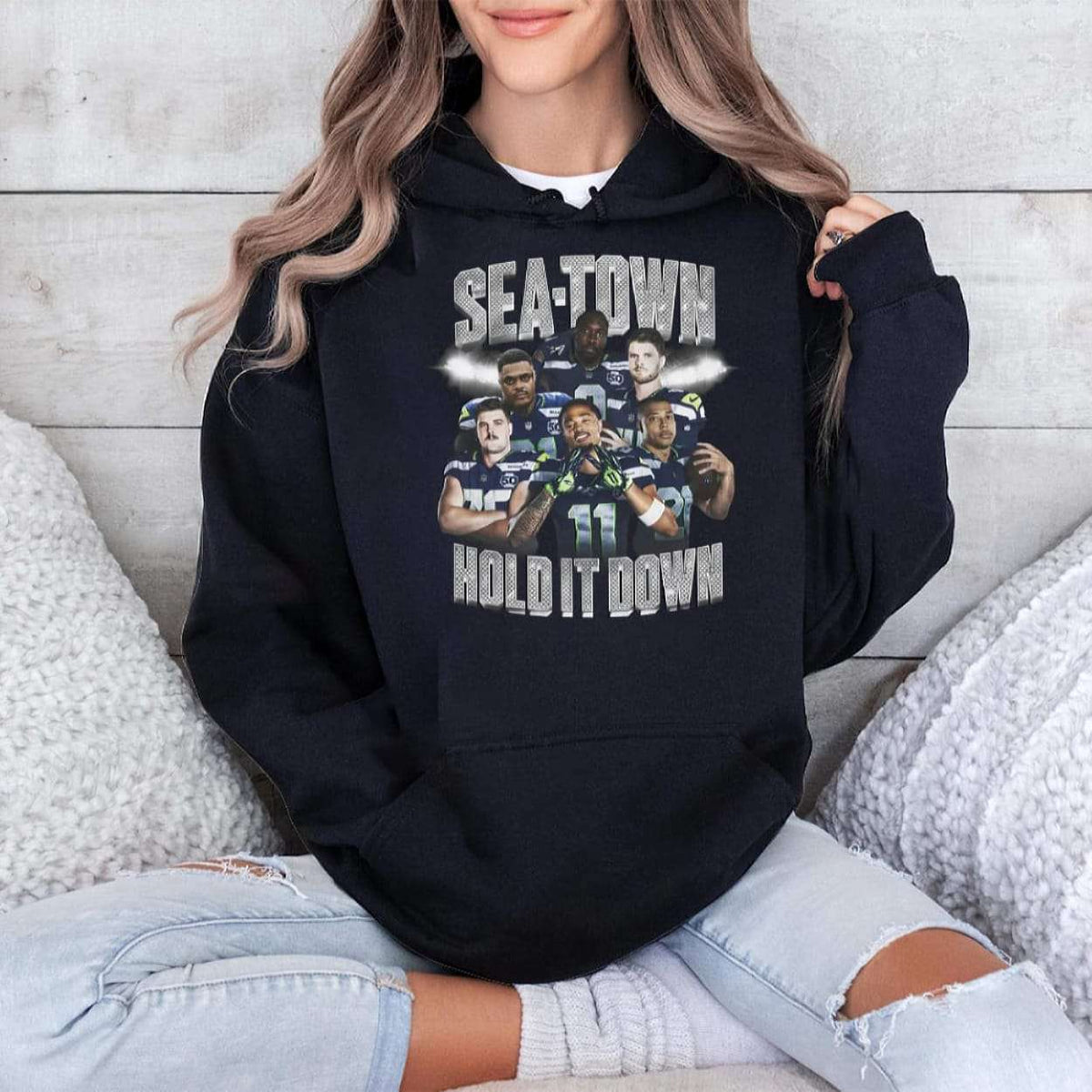 Seahawks Sea Town Hold It Down Shirt
