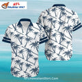 Seattle Football Palm Tree Print Hawaiian Shirt